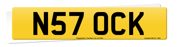 Registration number N57 OCK